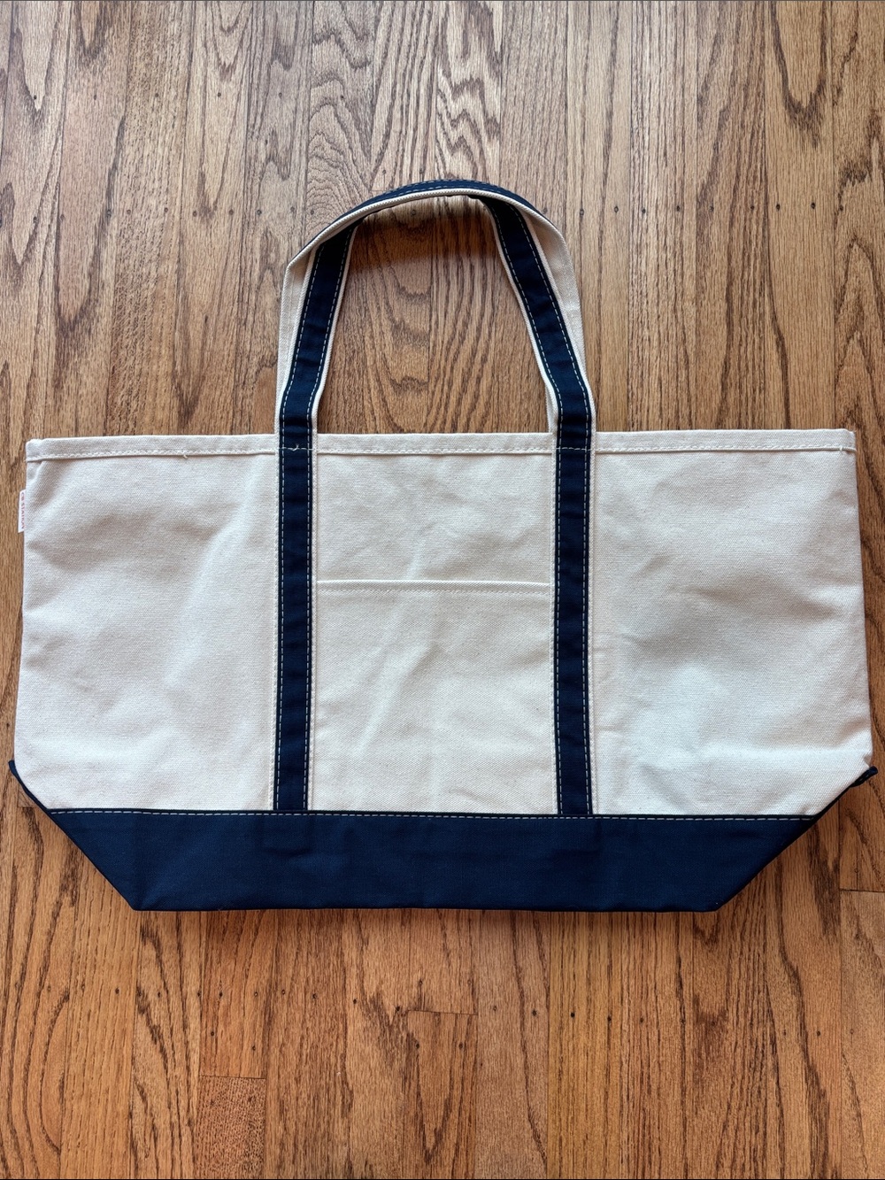 CB Station Canvas Tote Bag "God Family Country" Embroidery - Navy & White🇺🇸 - Picture 2 of 7